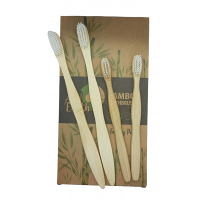 Pack cepillos de dientes familiar de bambú